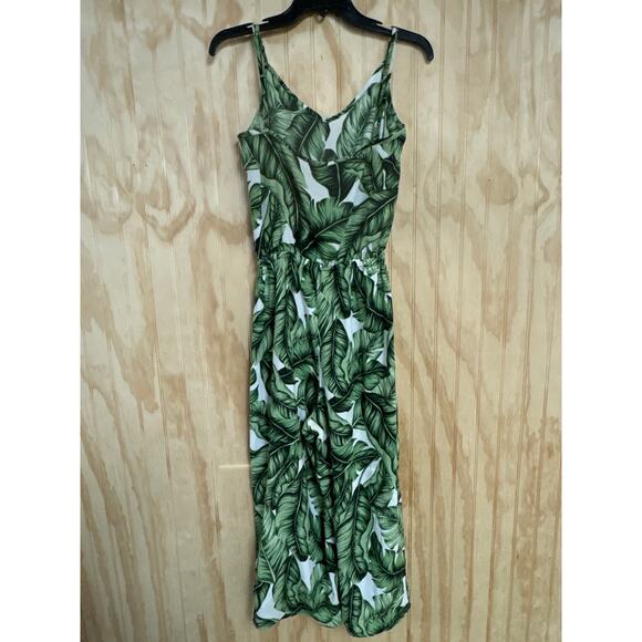 Show Me Your Mumu Women's Leafy Print Crop Jumpsuit Size XS - Picture 3 of 7